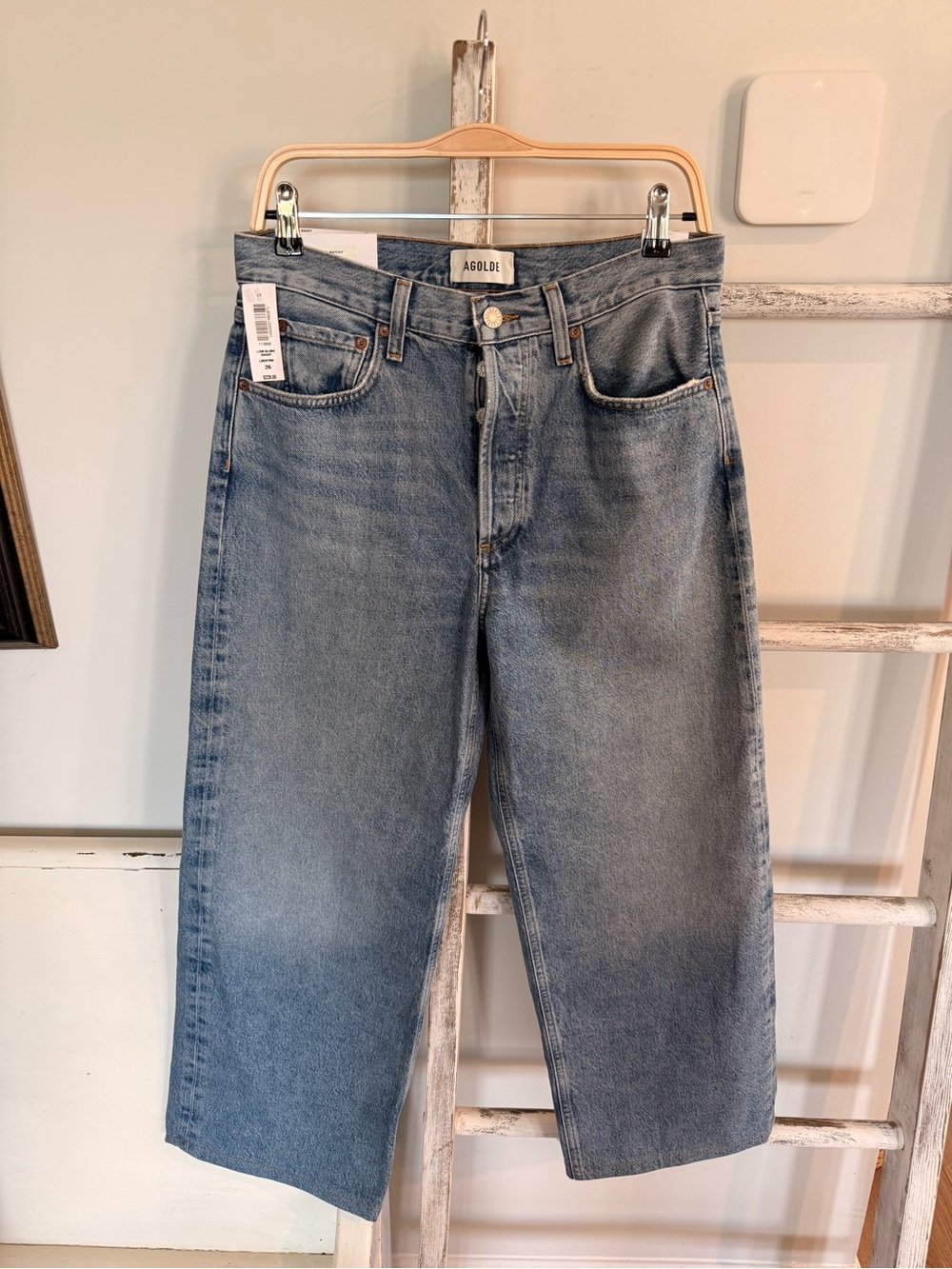 AGOLDE Women’s Low Slung Baggy Jeans Size 26 $228 NWT Baggy Denim Skater Trendy